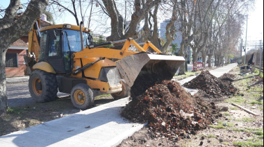 Continúan las reformas en plazas de Lomas: mejoras en la Roberto Sánchez de Banfield
