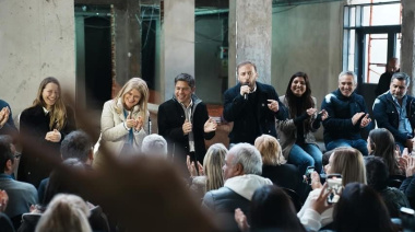 Otermín y Kicillof juntos en Lomas: recorrieron la obra de la nueva escuela especial 508