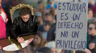Rechazo a Milei por el desfinanciamiento universitario