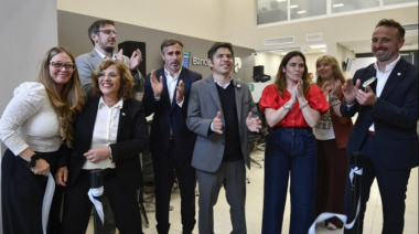 Kicillof inauguró una nueva sucursal del Banco Provincia en el parque industrial de Pilar
