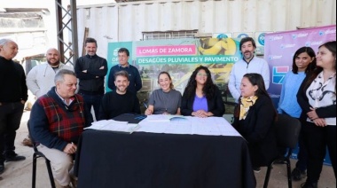 El barrio 17 de noviembre en proceso de urbanización
