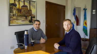 Fede Otermín se reunió con el rector en la UNLZ