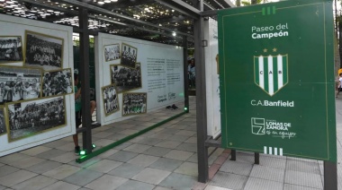 La renovada Plaza del Campeón se inauguró en Banfield