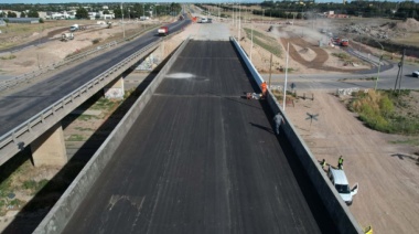 Avanzan las obras en la Av. Circunvalación Norte en Bahía Blanca