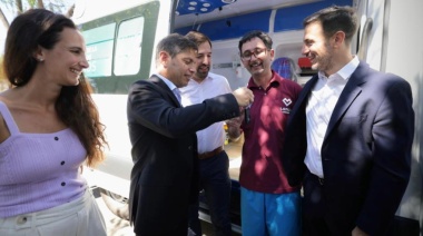 Kicillof encabezó el lanzamiento del nuevo Sistema de Emergencias de Lanús