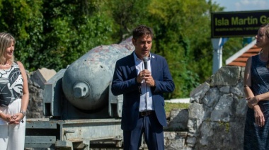 Kicillof regresa a la isla Martín García para conmemorar la recuperación del territorio