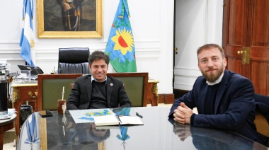 Otermín se reunió con Kicillof en la Gobernación 