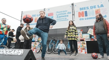El multitudinario festejo del Día de la Niñez en Lomas