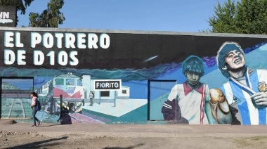 En Fiorito: Todo preparado para homenajear a Maradona