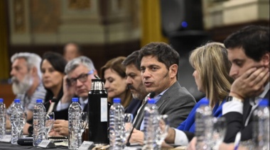Kicillof reunió a la comisión del Canal Magdalena con el foco puesto en el traspaso de obra