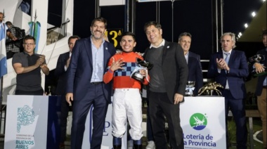 Kicillof asistió al Gran Premio Internacional Dardo Rocha en el Hipódromo de La Plata