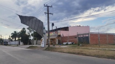 El conurbano bonaerense arrancó el año con voladuras de techos y cortes de luz masivos