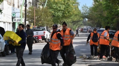 Bahía Blanca: ya funcionan la recolección de residuos, el transporte público y tiene luz el 70% de los usuaurios