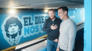 "El Diego nos une": la campaña que conecta a Lomas y Lanús