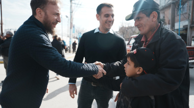 Diego nos une: Federico Otermín y Julián Álvarez recorrieron nuevas obras