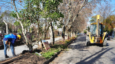 Continúan las reformas en plazas de Lomas: mejoras en la Roberto Sánchez de Banfield