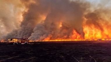 Arde el norte de la provincia de Buenos Aires