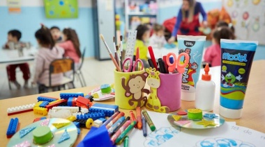 Derechos PBA: entregan equipamiento educativo a jardines de infantes en Luján