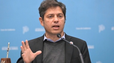 Kicillof dijo que bajaron los crímenes en la Provincia y criticó a Milei por "hacer campaña con la inseguridad"