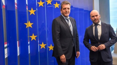 Con el objetivo de reforzar los vínculos económicos y financieros con la Unión Europea, Sergio Massa mantuvo un encuentro de trabajo de los embajadores acreditados en el país