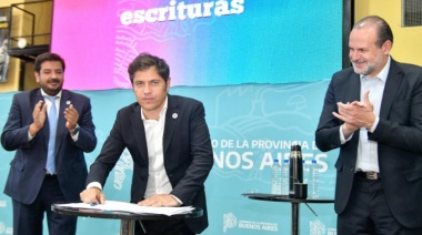 Kicillof financiará obras de infraestructura social básica en barrios populares