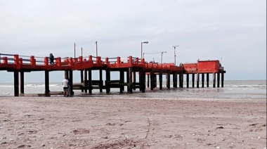 Por peligro de derrumbe, cierran el muelle de San Clemente del Tuyú