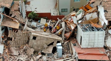 Derrumbe en Villa Gesell: se realizan las pericias para establecer por qué ocurrió