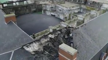 Se incendió parte del techo del Teatro Auditórium