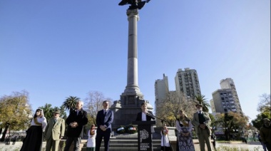 Kicillof y Alak inauguraron las obras de remodelación de Plaza Italia