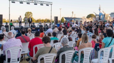 El Puerto La Plata recreo el desembarco del Sable Covo del General San Martín