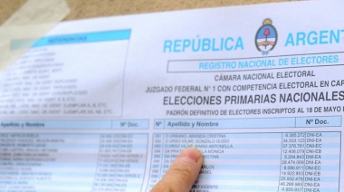 Cuándo se publica el padrón definitivo de las PASO 2023