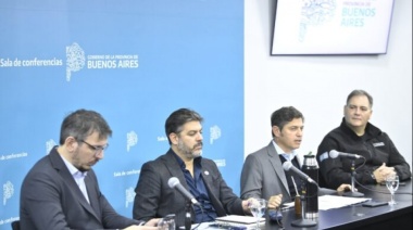 Kicillof reclama fondos a Nación y acusa a Milei de inacción ante el temporal