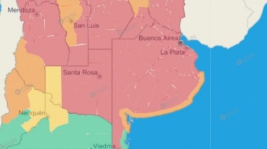 Sigue el frío extremo y casi todo el territorio de la provincia está en alerta roja por bajas temperaturas