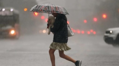 Alerta roja en la Provincia por fuertes tormentas tras la ola de calor