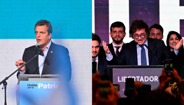 Golpe para Javier Milei: una encuesta da ganador a Sergio Massa en un balotaje actual