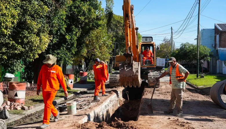 Avanza el plan hídrico: nuevas obras para mejorar la vida en los barrios