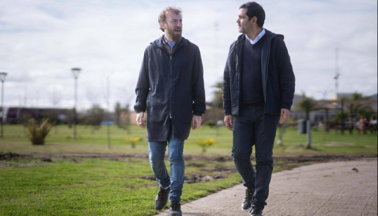 Otermín y García firmaron un convenio turístico en Dolores