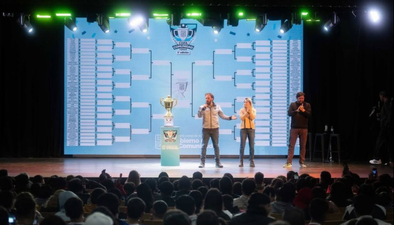 Con la participación de 128 equipos barriales, sortearon el fixture de la Copa Comunidad 2026