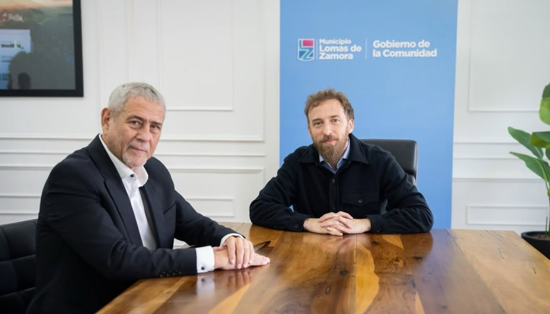 Federico Otermín recibió a Jorge Ferraresi en Lomas de Zamora para articular iniciativas de gestión