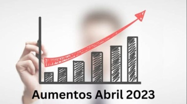 ¿Cuáles son los aumentos que llegan en abril?