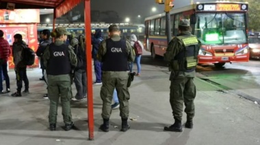 Despliegan gendarmes en 40 líneas de colectivos del conurbano bonaerense