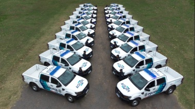 Llegan a Pilar 20 nuevos patrulleros que se suman al sistema de seguridad