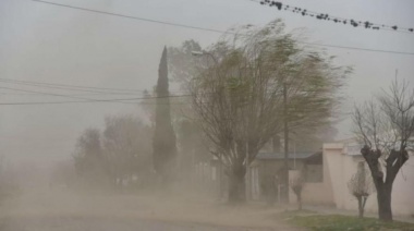 Alerta por fuertes vientos en la Provincia: se esperan ráfagas de hasta 70 km/h