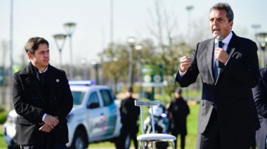 Massa y Kicillof presentaron la base operativa de la Fuerza Barrial de Aproximación en Merlo