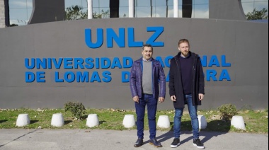 Fede Otermín se reunió con el rector en la UNLZ