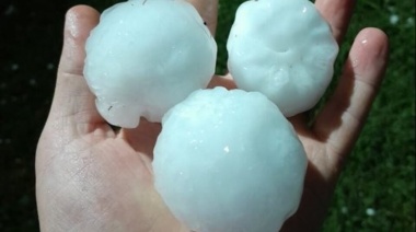 Granizó en Pergamino: Las piedras tenían el tamaño de una pelota de tenis