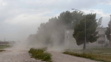 Alerta por viento en el sur de la Provincia