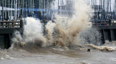 Alertan por crecidas en el Río de la Plata para esta tarde