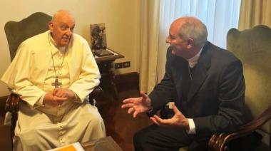 El obispo monseñor Lugones visitó al Papa Francisco