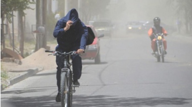 Alerta meteorológico por fuertes vientos para el sur de la Provincia